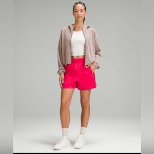 LULULEMON Stretch Woven High Rise Shorts Cherry Mist M 6
